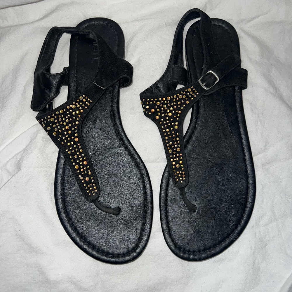 Black sandals